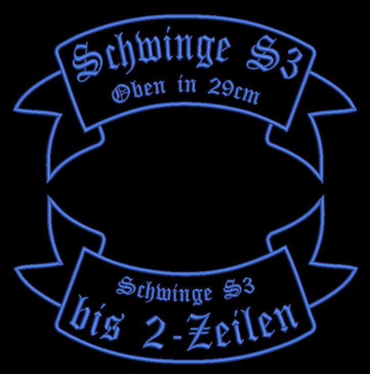 Schwinge set S3 29x14cm