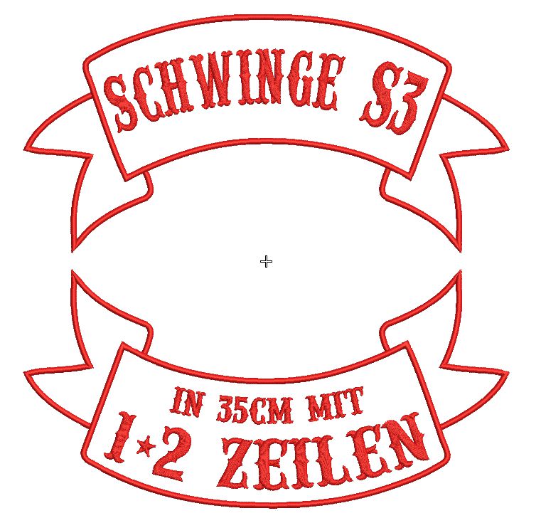 Schwinge set S3 35x17cm