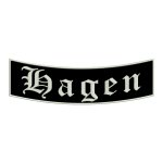 Patch "Hagen" - One lower sheet B1 with approx. 35x11cm - City name - City patch