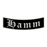 Patch "Hamm" - One lower sheet B1 with approx. 35x11cm - City name - City patch