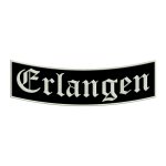 Patch "Erlangen" - One lower sheet B1 with approx. 35x11cm - City name - City patch