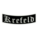 Patch "Krefeld" - One lower sheet B1 with approx. 35x11cm - City name - City patch