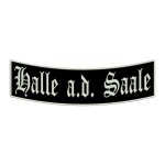 Patch "Halle a.d. Saale" - One lower sheet B1 with approx. 35x11cm - City name - City patch