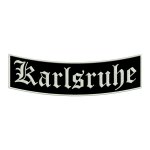 Patch "Karlsruhe" - One lower sheet B1 with approx. 35x11cm - City name - City patch