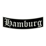 Patch "Hamburg" - One lower sheet B1 with approx. 35x11cm - City name - City patch