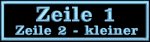 Aufnäher rec1 15x4cm zweite Zeile kleiner