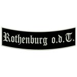 Patch "Rothenburg o.d.T." - One lower sheet B1 with approx. 35x11cm - City name - City patch