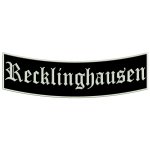 Patch "Recklinghausen" - One lower sheet B1 with approx. 35x11cm - City name - City patch