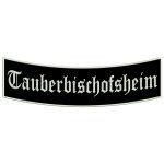 Patch "Tauberbischofsheim" - One lower sheet B1 with approx. 35x11cm - City name - City patch