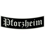 Patch "Pforzheim" - One lower sheet B1 with approx. 35x11cm - City name - City patch