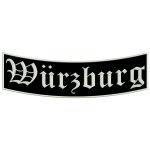 Patch "Würzburg" - One lower sheet B1 with approx. 35x11cm - City name - City patch