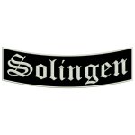 Patch "Solingen" - One lower sheet B1 with approx. 35x11cm - City name - City patch