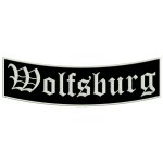 Patch "Wolfsburg" - One lower sheet B1 with approx. 35x11cm - City name - City patch