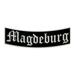 Patch "Magdeburg" - One lower sheet B1 with approx. 35x11cm - City name - City patch