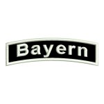 Patch "Bayern" - One upper sheet B1 with approx. 10x3cm - City name - City patch