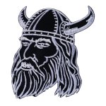 Aufnäher ca. 8x9cm "Wikinger - Odins-Kopf"