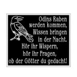 Patch "Odins Raben werden kommen" - A patch about Hugin and Munin - approx. 12 x 10 cm