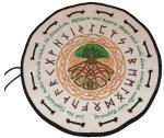 Runenbeutel -Yggdrasil- der Lebensbaum Echthorn Runen Baum des Lebens Mystisch