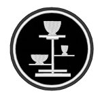 embroidered guild badge round approx. 8cm