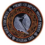 WOLFSZEIT® Rückenaufnäher / Rückenpatch Hugin & Munin