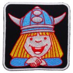 Patch "Little Viking" - beautiful children's patch - one rectangle Rec2 - approx. 10x10cm
