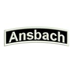 Patch "Ansbach" - One upper arch B1 with approx. 10x3cm - City name - City patch