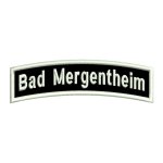 Patch "Bad Mergentheim" - One upper sheet B1 with approx. 10x3cm - City name - City patch