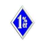 raute 7x4,9cm 1%er