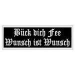 Saying patch "Bück dich Fee"