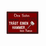 WOLFSZEIT® Patch "Thor with Mjoelinr" - nordman seires