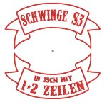 swing set S3 35x17cm