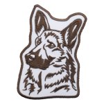 Aufäher german sepherd 24x16cm oder 11x7cm