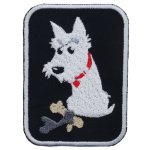 Patch "Terrier" - Rec2 - approx. 8x6cm