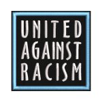 Patch about 7x7cm "UNITED AGAINST RACISM"