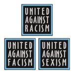 Patch about 7x7cm "UNITED AGAINST"