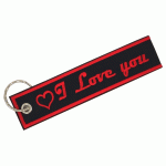 keychain patch 13x3cm with motive
