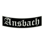 Patch "Ansbach" - One lower sheet B1 with approx. 35x11cm - City name - City patch