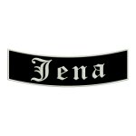 Patch "Jena" - One lower sheet B1 with approx. 35x11cm - City name - City patch