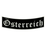 Patch "Austria" - One lower sheet B1 with approx. 35x11cm - Country name - Country patch - Federal state