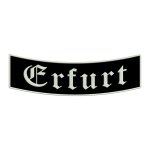 Patch "Erfurt" - One lower sheet B1 with approx. 35x11cm - City name - City patch