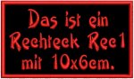 Aufnäher rec1 10x6cm