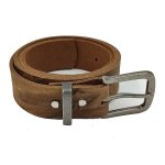 WOLFSZEIT® Ledergürtel "ALFRIGG" mit Schnalle Altsilberfarbig