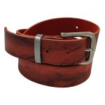 WOLFSZEIT® Ledergürtel "ALFRIGG" mit Schnalle Altsilberfarbig