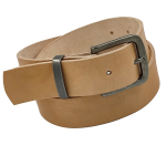 WOLFSZEIT® Ledergürtel "BERLINGR" aus Rinderleder mit Schnalle Altsilberfarbig
