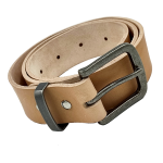 WOLFSZEIT® Ledergürtel "BERLINGR" aus Rinderleder mit Schnalle Altsilberfarbig