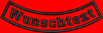 JB-018 Aufnäher unterer Bogen B2 ca. 10x3cm Wunschtext