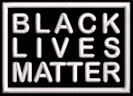 Patch --Black Lives Matter-- approx. 7x5cm - rectangular for sewing or ironing