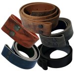 WOLFSZEIT® Wechselgürtel "DAINN" mit Druckknöpfen