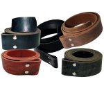 WOLFSZEIT® Intechangeable Belt "IVALDI" leather with bookscrews