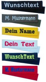 Name tape - Embroidered with your own name/text